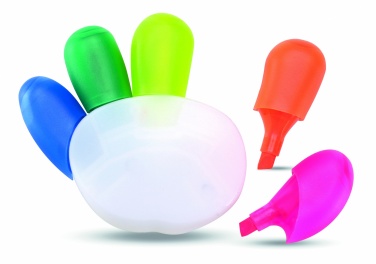 Logo trade promotional product photo of: 5 colour highlighter