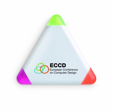 Logotrade advertising products photo of: Triangular highlighter