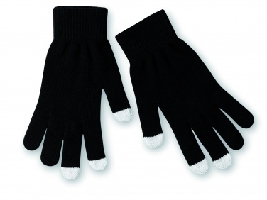 Logo trade promotional merchandise picture of: Tactile gloves for smartphones