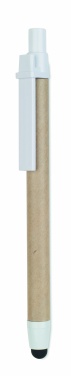 Logo trade promotional merchandise photo of: Recycled carton stylus pen