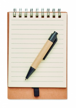 Logotrade advertising product image of: Notepad with pen and memo pad