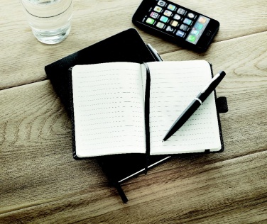 Logotrade corporate gift picture of: A6 notebook with pen 72 lined