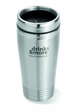 Logo trade advertising product photo of: Double wall travel cup 400ml