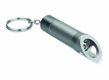 Logotrade promotional gift picture of: Metal torch key ring Ylivieska