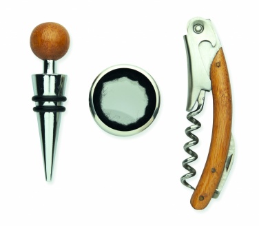 Logotrade promotional merchandise picture of: Wine set in bamboo box