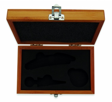 Logo trade corporate gift photo of: Wine set in bamboo box