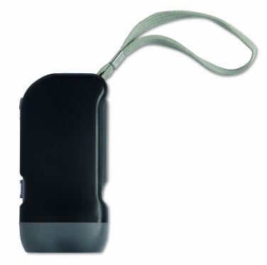 Logo trade promotional gift photo of: 2 LED dynamo torch