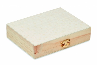 Logo trade business gifts image of: Painting set in wooden box