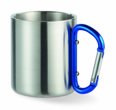 Logo trade promotional giveaways picture of: Metal mug & carabiner handle