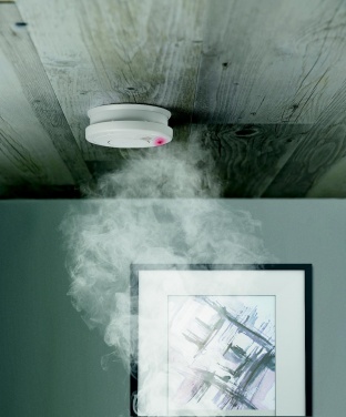 Logo trade promotional merchandise picture of: Smoke detector