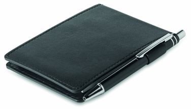 Logotrade promotional items photo of: A7 notepad in PU pouch w/pen