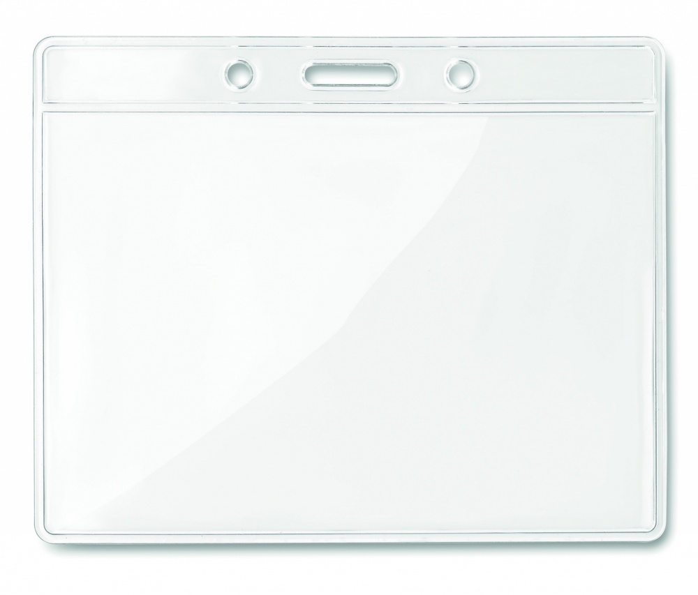 Logotrade corporate gift picture of: Transparent badge 10cmx8cm