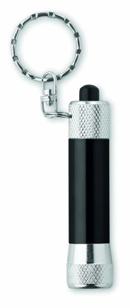Logo trade corporate gift photo of: Aluminium torch with key ring