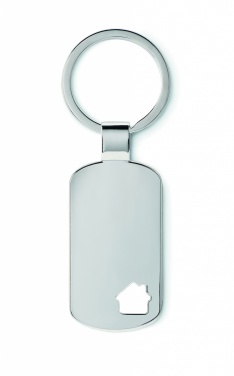 Logotrade promotional product picture of: Key ring with house detail Jelgava
