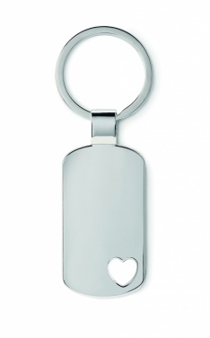 Logo trade promotional products picture of: Key ring with heart detail Jūrmala