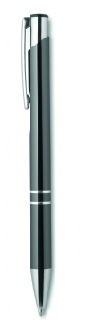 Logotrade promotional gift picture of: Push button aluminium pen BERN