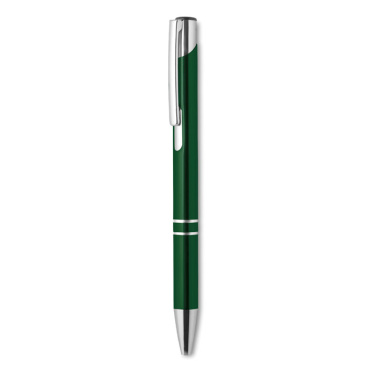 Logo trade promotional giveaways picture of: Push button aluminium pen BERN