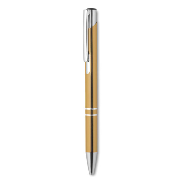 Logo trade corporate gift photo of: Push button aluminium pen BERN