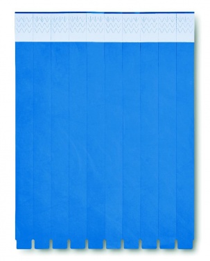 Logo trade promotional product photo of: One sheet of 10 wristbands