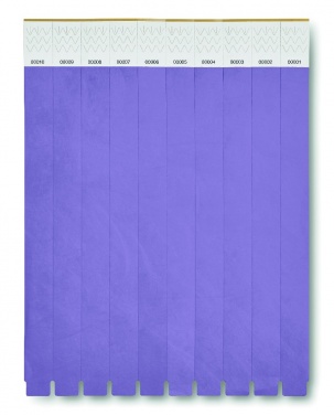 Logo trade corporate gifts image of: One sheet of 10 wristbands