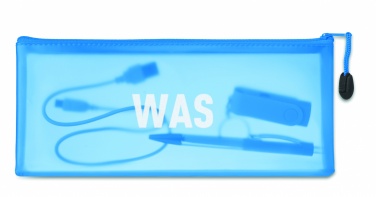 Logo trade promotional giveaways image of: PVC pencil case