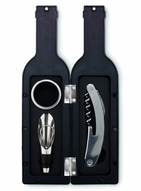 Logo trade promotional products image of: Bottle shape wine set