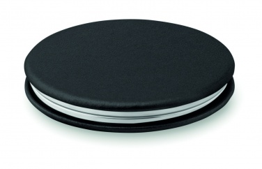 Logo trade promotional giveaways image of: Round PU mirror