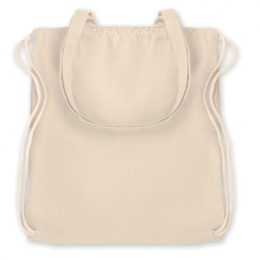 Logo trade promotional merchandise image of: 220gr/m² canvas 2 function bag