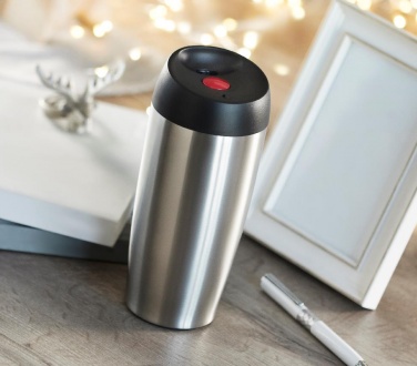 Logo trade corporate gifts picture of: Double wall travel cup 350 ml