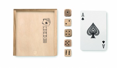 Logotrade corporate gift image of: Cards and dices in box