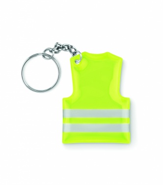 Logo trade advertising products image of: Key ring with reflecting vest Jekabpils