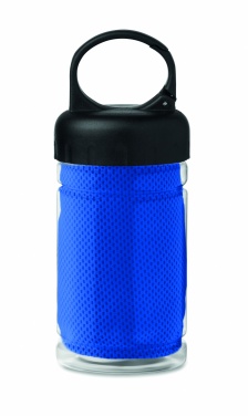 Logo trade corporate gifts image of: Cooling towel in PET bottle