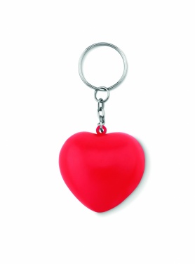 Logo trade promotional products picture of: Key ring with PU heart Ogre