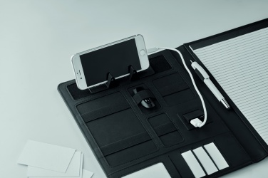 Logotrade corporate gift image of: A4 folder with power bank