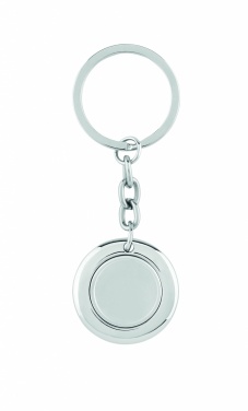 Logo trade business gifts image of: Key ring with token Cēsis