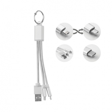 Logo trade promotional items picture of: key ring with USB type C cable Salaspils