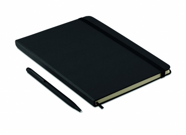 Logotrade promotional product picture of: A5 notebook w/stylus 72 lined