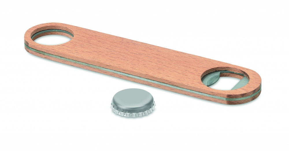 Logotrade promotional merchandise photo of: Wooden bottle opener