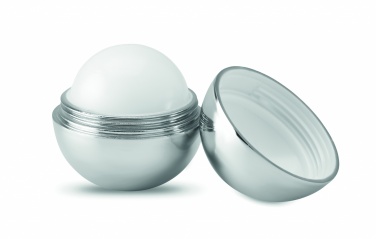 Logo trade corporate gifts picture of: Round lip balm UV finish