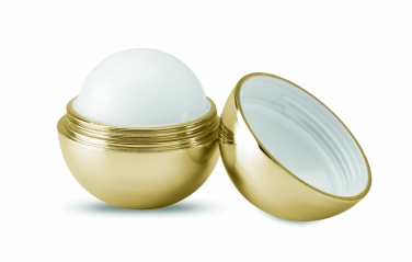 Logotrade advertising products photo of: Round lip balm UV finish