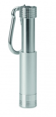 Logotrade promotional merchandise image of: Aluminium/ABS LED key ring Aizkraukle