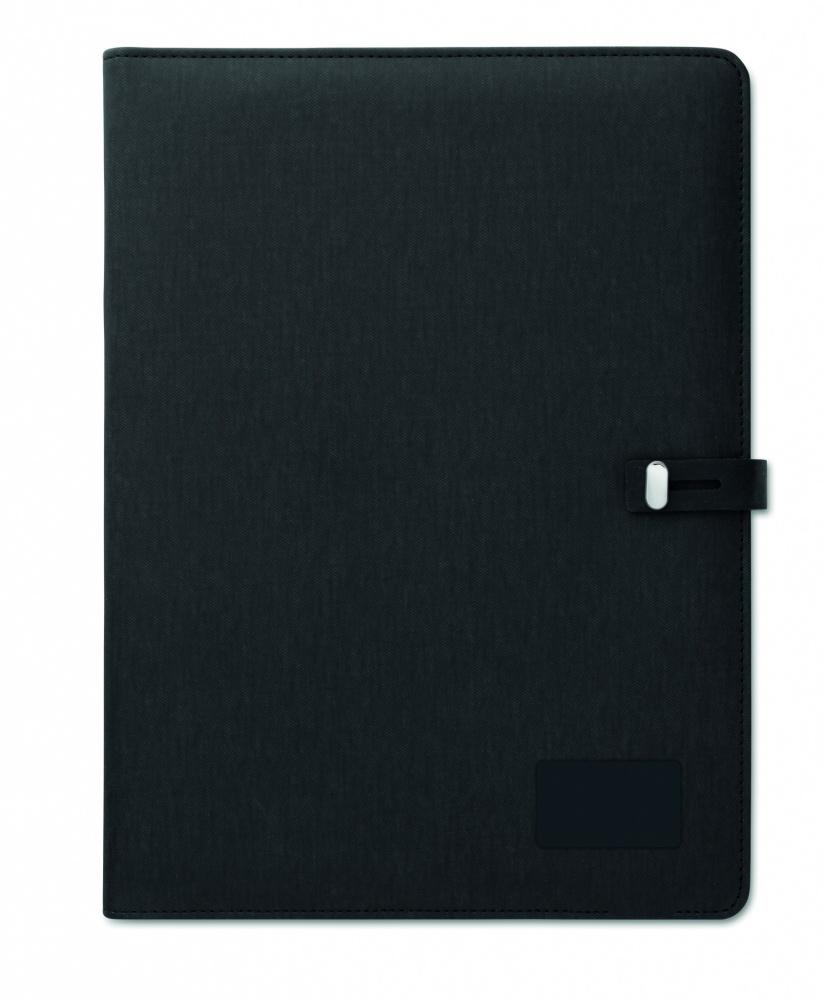 Logo trade promotional item photo of: A4 folder w/wireless charger5W