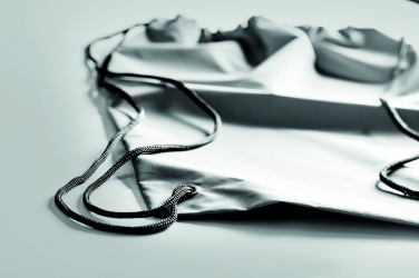 Logo trade business gifts image of: High reflective drawstring bag
