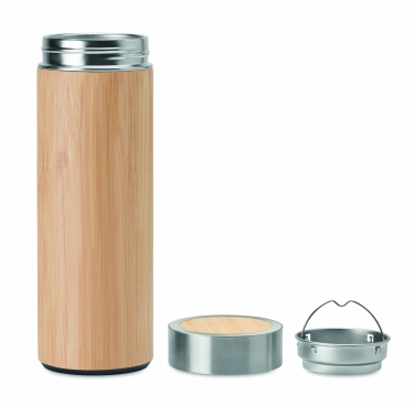Logotrade corporate gifts photo of: Double wall bamboo flask 400ml