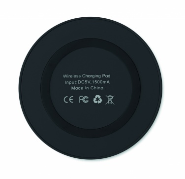 Logo trade promotional item photo of: Small wireless charger 5W