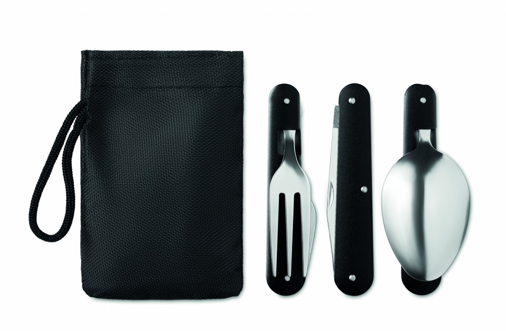 Logo trade promotional products picture of: 3-piece camping utensils set