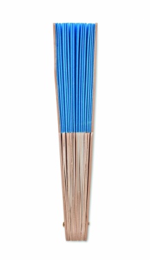 Logo trade business gift photo of: Manual hand fan wood