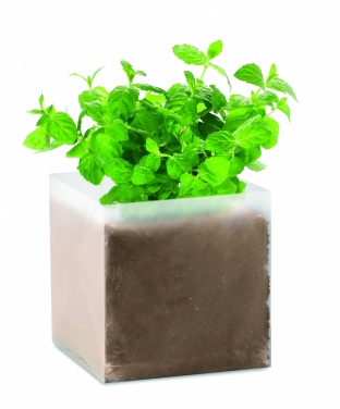 Logotrade advertising products photo of: Compost with seeds "MINT"