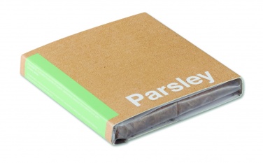 Logo trade promotional gifts image of: Compost with seeds "PARSLEY"