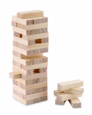 Logotrade promotional product image of: Tower game in cotton pouch